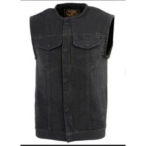 Black Denim Vest